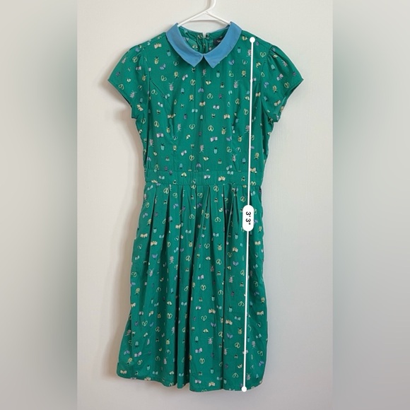 ModCloth Original Take Bug Insect Print Collared Dress | Size M - Picture 10 of 10